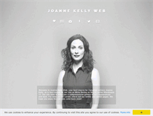 Tablet Screenshot of joanne-kelly.com
